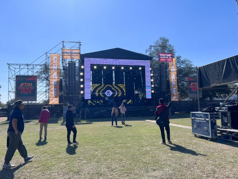 FOTO: Todo listo para el Festival del Trichaco en Santa Victoria Este.