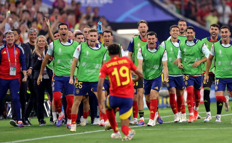 FOTO: Lamine Yamal, la figura española en la Euro. (Foto:Alex Livesey)