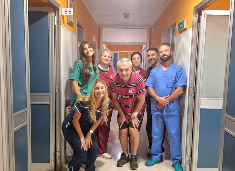 FOTO: La emocionante historia de Fátima y Gabriel: médica y paciente unidos en Italia