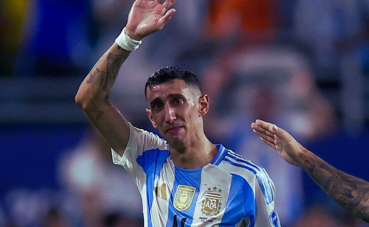 FOTO: Ángel Di María jugó su último partido en la selección argentina. 