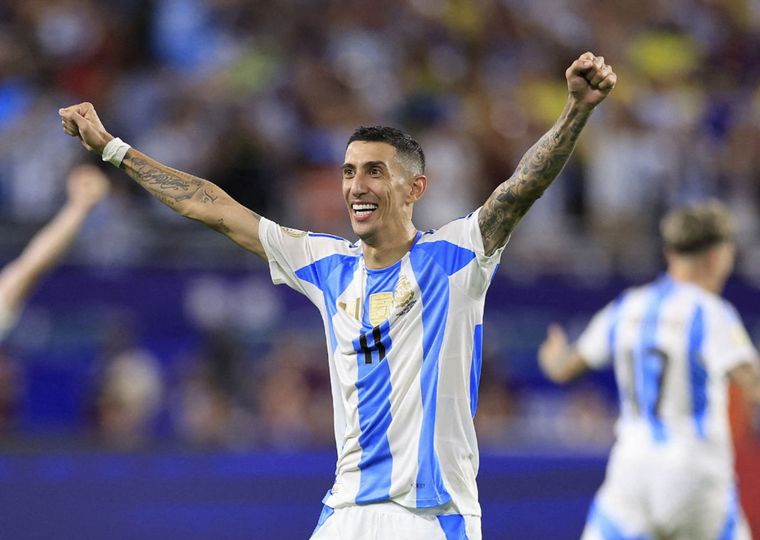 FOTO: Ángel Di María jugó su último partido en la selección argentina. (Foto: NA)