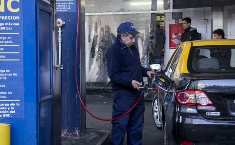 FOTO: La venta de GNC por ahora es normal en Rosario y la provincia de Santa Fe.