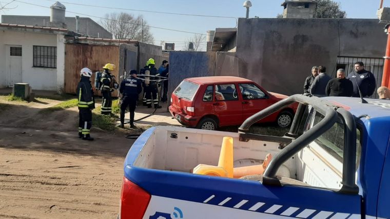 FOTO: Un hombre murió por intoxicación de monóxido de carbono en Río Cuarto