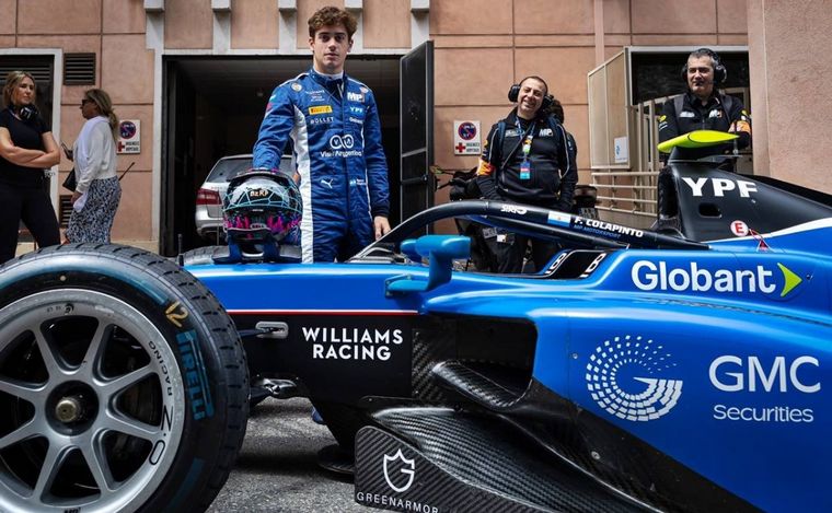 FOTO: Colapinto ya está en Hungría para correr la Ronda 9 de la F2