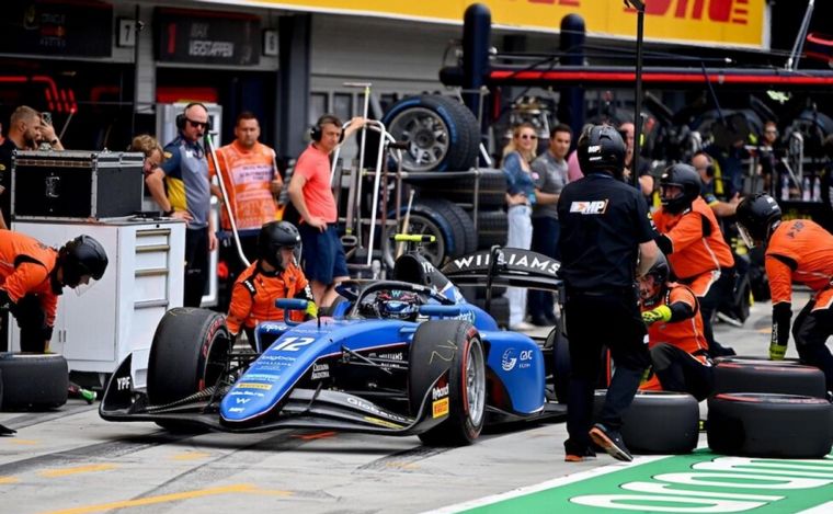 FOTO: Colapinto no tuvo buenas gomas para el final de la carrera y retrocedió a la P13