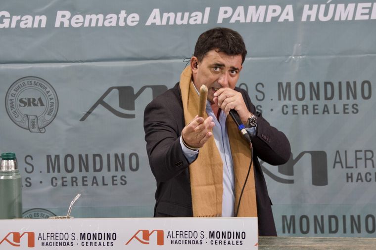 FOTO: Roberto Mondino, martillero principal de la firma consignataria