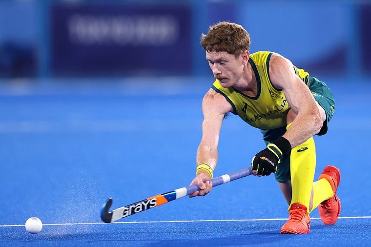 FOTO: Un jugador de hockey australiano se amputó un dedo para participar en los JJOO