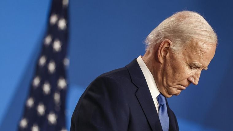 FOTO: Joe Biden renunció a su candidatura 