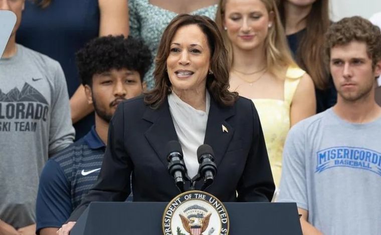 FOTO: La vicepresidenta de Estados Unidos, Kamala Harris. (Foto NA: Xinhua)