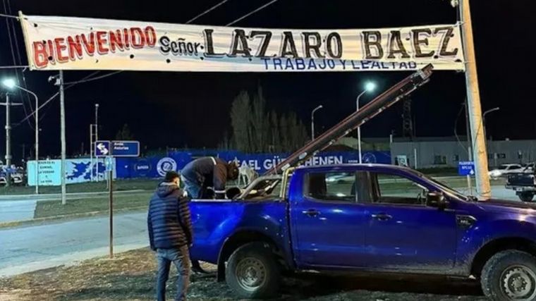 FOTO: La llegada de Lázaro Báez a Santa Cruz