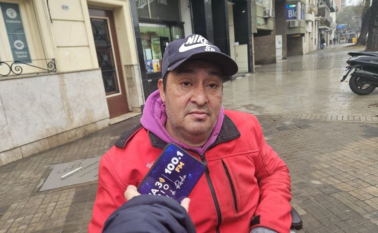 FOTO: Gustavo, el hombre que salvó su vida de milagro.