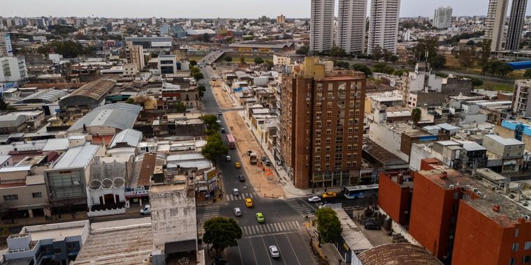 FOTO: Escape de gas en calles Maipú y Sarmiento: aseguran que la zona es segura 