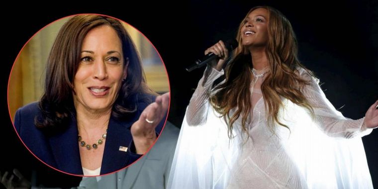 FOTO: Freedom de Beyoncé ya suena en todos los actos de Kamala Harris.