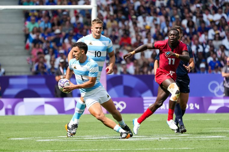 FOTO: Los Pumas 7s ganaron en el debut ante Kenia (FOTO: Comité Olímpico Argentino)