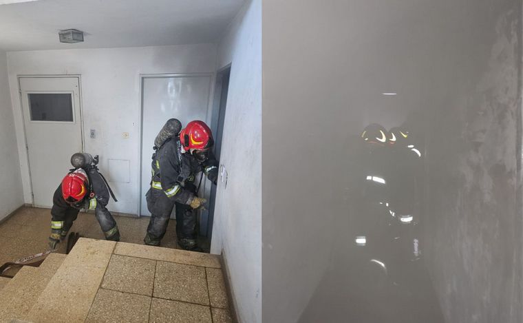 FOTO: Susto en Córdoba por incendio en un departamento: 20 autoevacuados