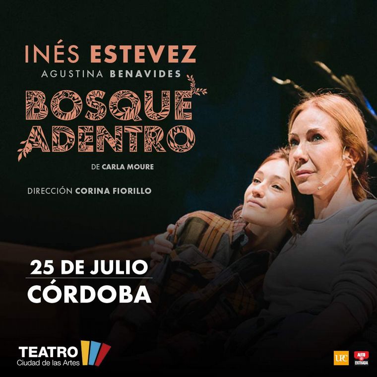 FOTO: Inés Estévez y Agustina Benavides presentan la obra “Bosque adentro”.