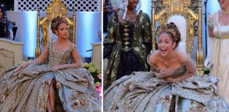 FOTO: JLo festejó con una fiesta temática sus 55, estilo Bridgerton.