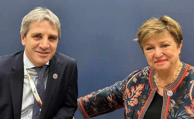 FOTO: Georgieva y Caputo se reunieron en Rio en el marco de la Reunión de Ministros del G20