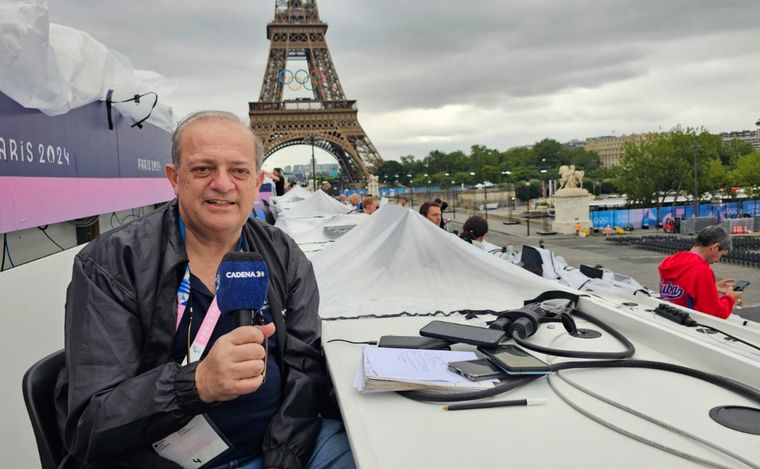 FOTO: Jorge Parodi, enviado de Cadena 3 en París.