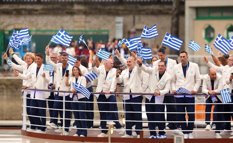 FOTO: Grecia abre el Desfile de Atletas. (Foto: Juegos Olímpicos)