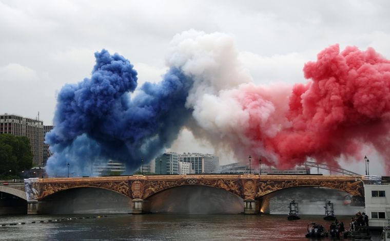 FOTO: Apertura de los Juegos Olímpicos de París 2024 (Foto: @CNNEE).