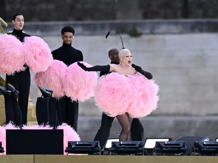 FOTO: Lady Gaga deslumbró en la ceremonia de apertura de los Juegos Olímpicos de París