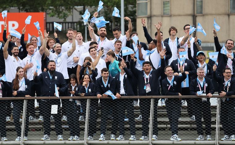 FOTO: Argentina en la apertura de los Juegos Olímpicos. (Foto: Juegos Olímpicos)