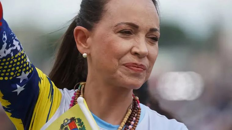 FOTO: Milei habló con Corina Machado en la previa a las elecciones en Venezuela