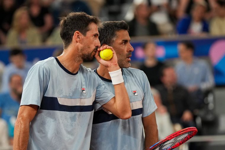 FOTO:  Máximo González y Andrés Molteni cayeron ante Nadal y Alcaraz. (Foto:Prensa Coa)