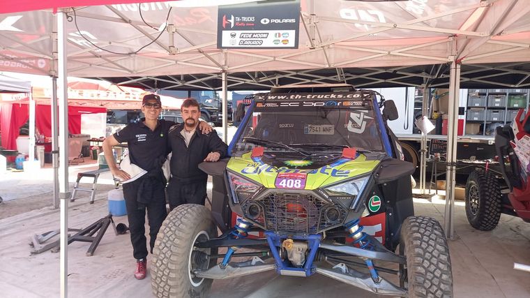 FOTO: Federico Mogni, piloto argentino en el Rally español. 