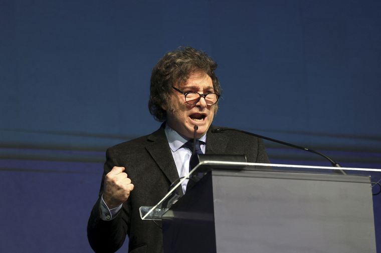 FOTO: Javier Milei, presidente argentino. (Foto: NA/archivo)