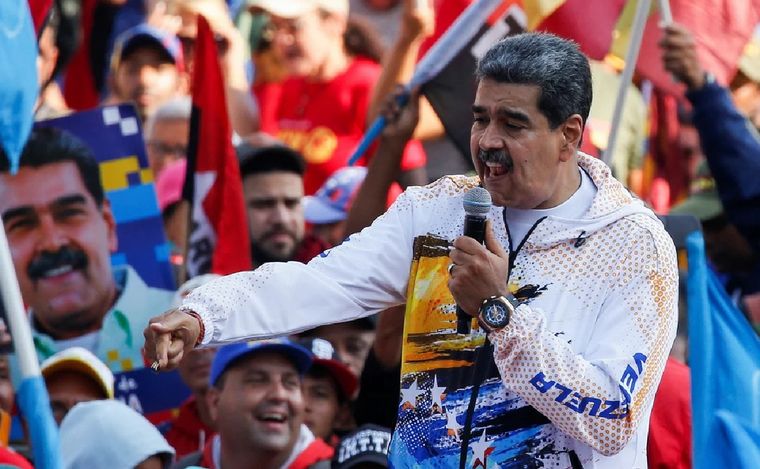 FOTO: Maduro fue reelecto en Venezuela y la oposición denunció fraude. (Foto: NA)