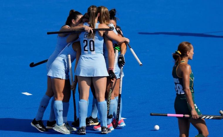 FOTO: Las Leonas vencieron a Sudáfrica en los Juegos Olímpicos. 