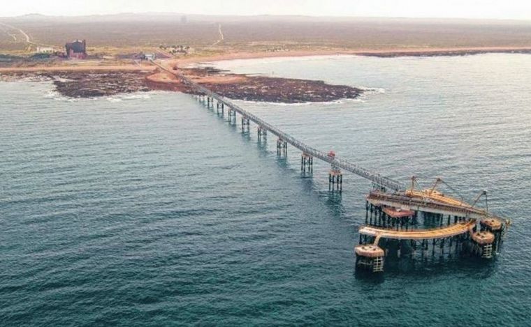 FOTO: Punta Colorada, Río Negro, el lugar donde se construiría la planta de GNL.