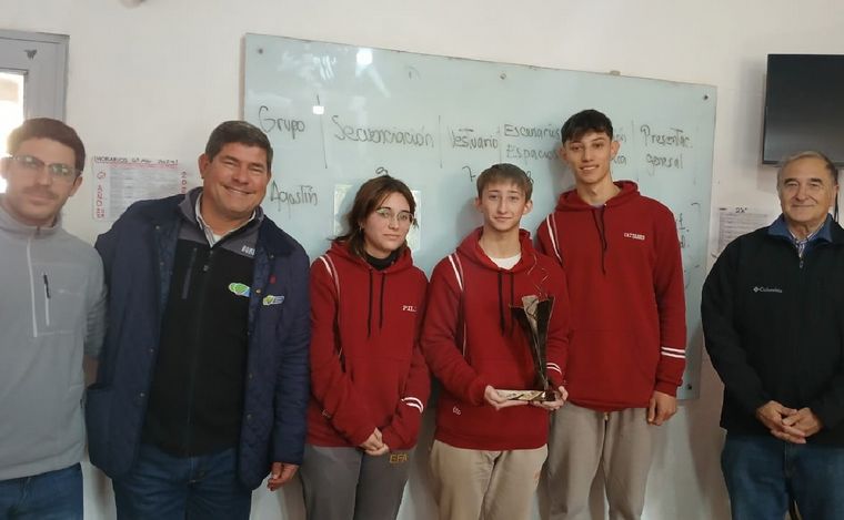 FOTO: Los alumnos de la Escuela de la Familia Agrícola de Colonia Caroya. (Foto: gentileza)