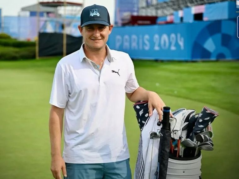 FOTO: El argentino Emiliano Grillo tuvo un debut auspicioso en el golf masculino