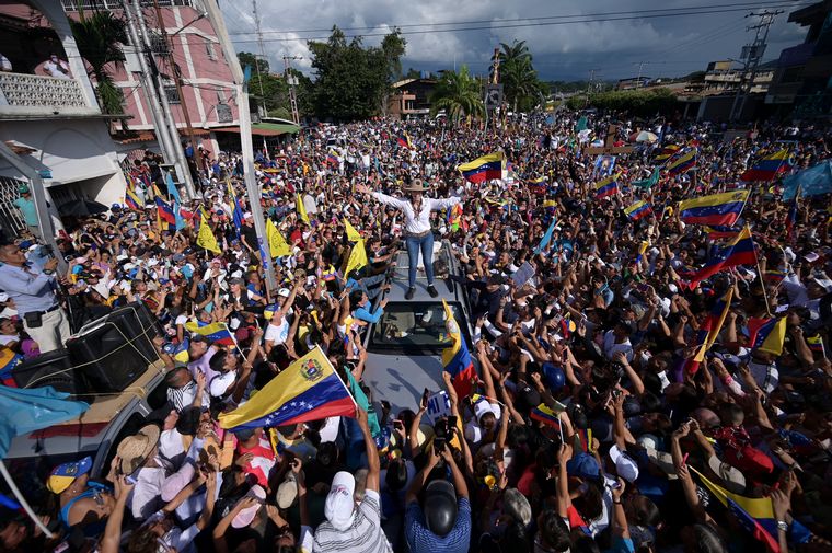 FOTO: La oposición, en las calles de Venezuela.