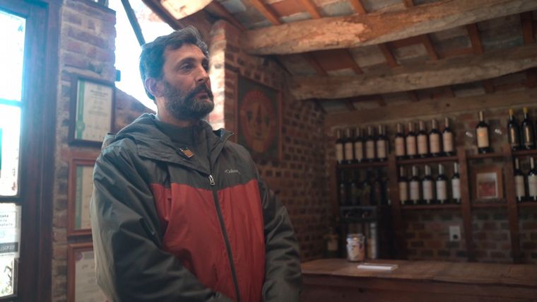 FOTO: Nicolás Jascalevich de la Bodega El Noble, en San Javier Yacanto