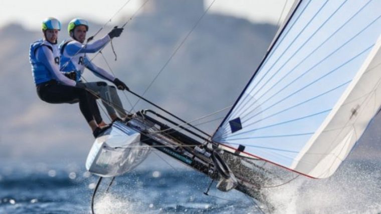 FOTO: Mateo Majdalani y Eugenia Bosco, medalla de plata en París 2024