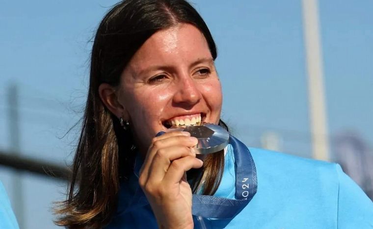 FOTO: La dupla Majdalani-Bosco logró la medalla de plata en vela.