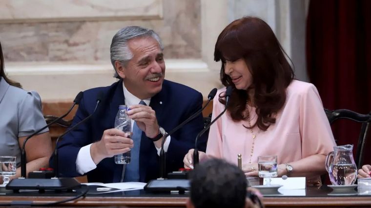 FOTO: Alberto Fernández y Cristina Kirchner