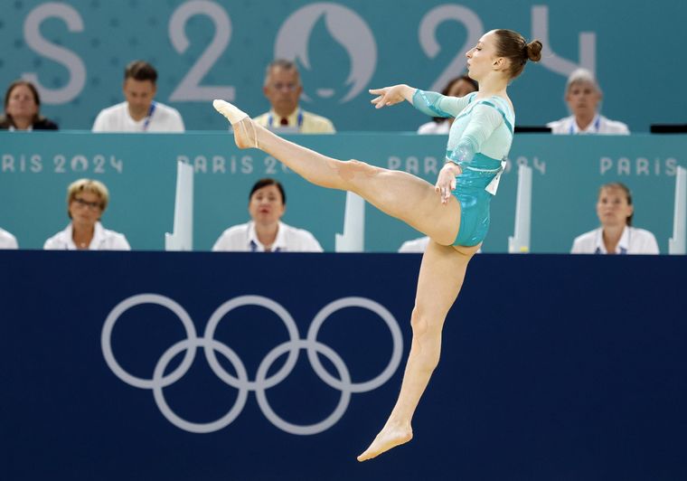 FOTO: Ana Barbosu, en plena competencia