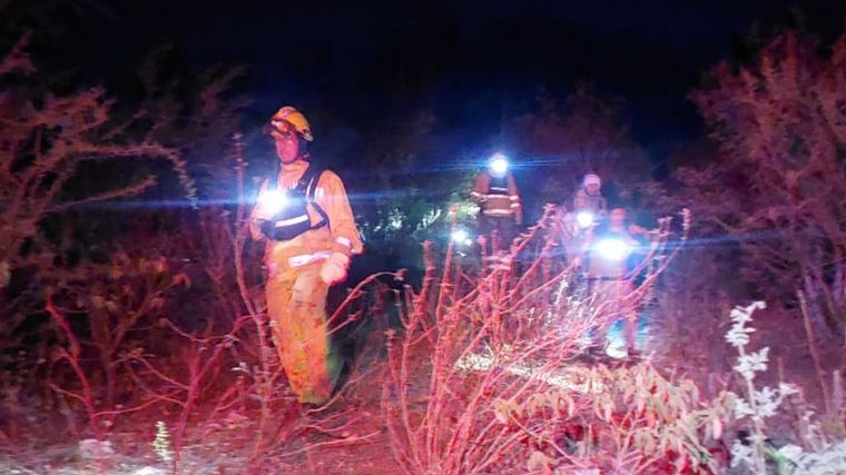 FOTO: Bomberos rescataron a tres hombres en el Pan de Azúcar