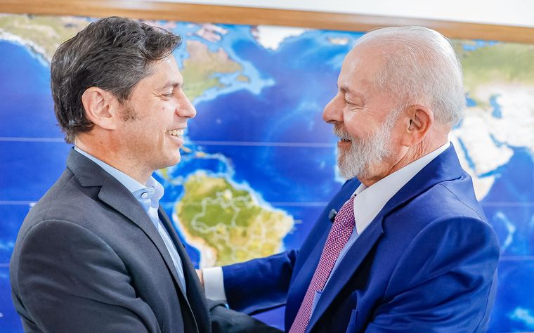 FOTO: Axel Kicillof y Lula Da Silva juntos en Brasilia. Foto: @Kicillofok