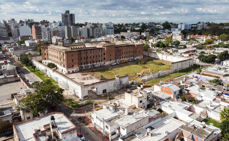 FOTO: La excárcel de Encausados, durante las obras de 2023. (Foto: archivo/Municipalidad)