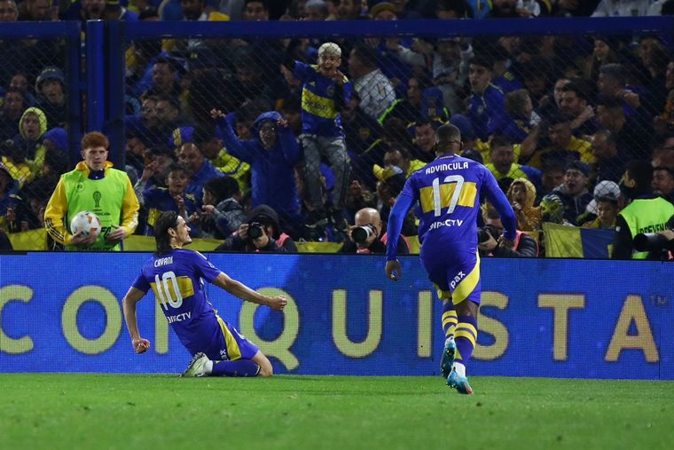 FOTO: Cavani, la figura de la victoria de Boca ante Cruzeiro: los puntajes del partido