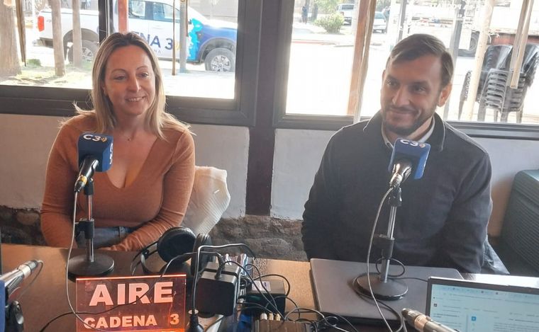 FOTO: Silvia Mizzau e Iván Cantero, de Bodega Terra Camiare.