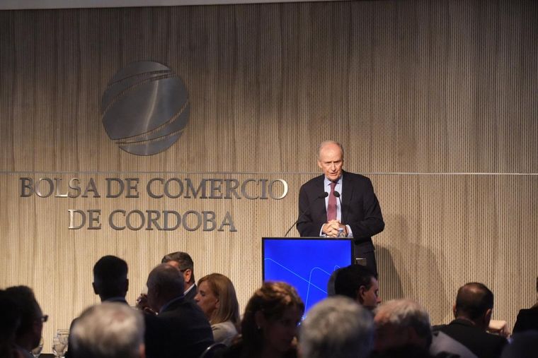 FOTO: Manuel Tagle, presidente de la Bolsa de Comercio de Córdoba. Foto: Daniel Cáceres/C3.