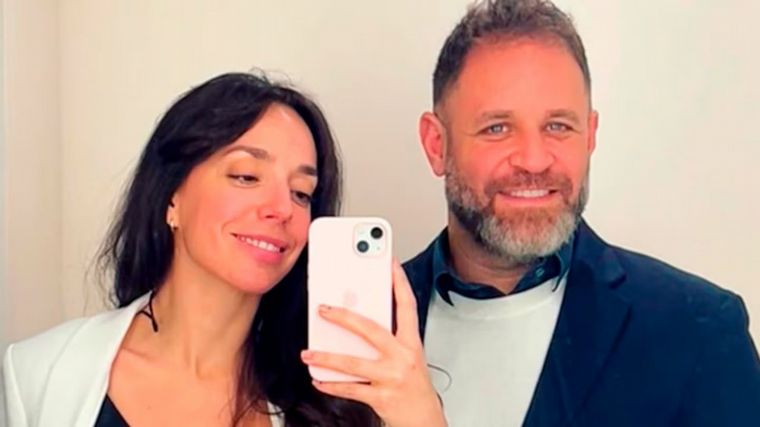 FOTO: El novio de Tamara Pettinato reveló cómo atravesó estos días de exposición