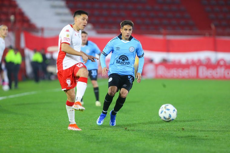 FOTO: Belgrano no pudo ante Huracán y cayó en su visita a Parque Patricios. (Foto: CAB)